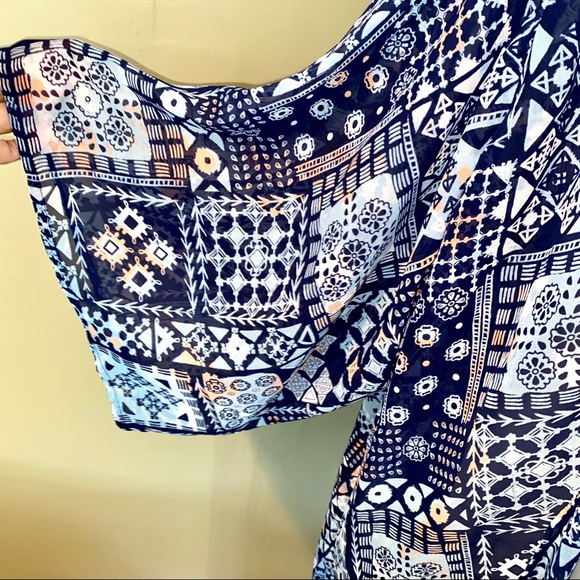 New Mudd Juniors Chiffon Kimono SZ M - Picture 5 of 6